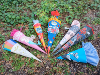 Bunte Schultüten